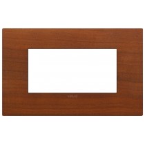 Placca Vimar Arkè Classic 4 moduli ciliegio legno naturale 19654.42