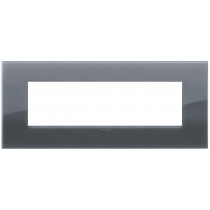 Placca Vimar Arkè Classic 7 moduli Reflex grigio fumè 19657.61