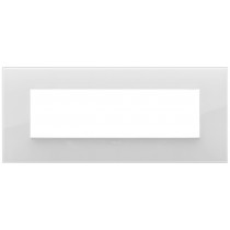 Placca Vimar Arkè Classic 7 moduli Reflex ghiaccio codice 19657.66