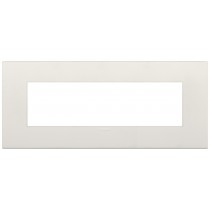 Placca Vimar Arkè 7 moduli bianca in tecnopolimero 19657.74