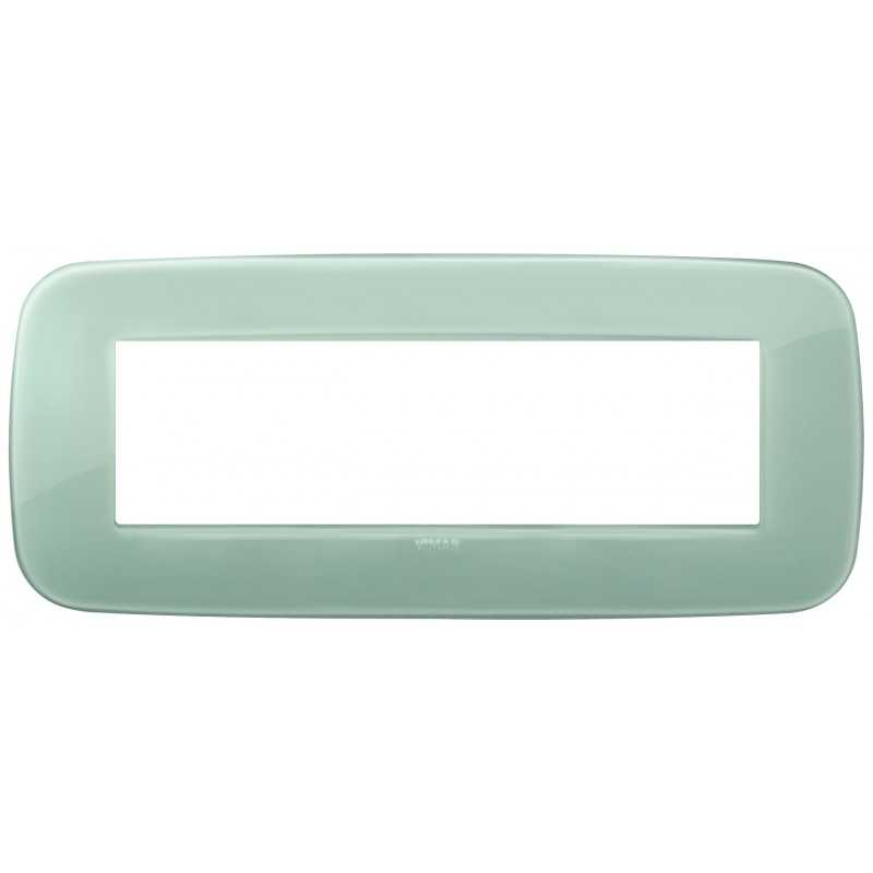 Placca Vimar Arkè Round 7 moduli Reflex salvia codice 19687.65