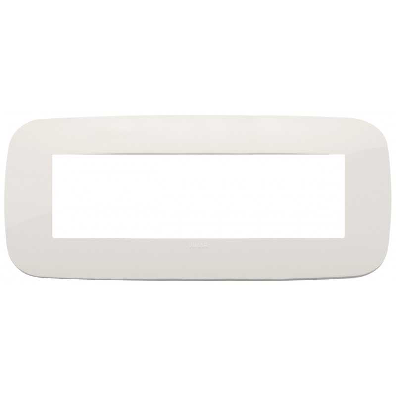 Placca Vimar Arkè Round 7 moduli avorio tecnopolimero 19687.83