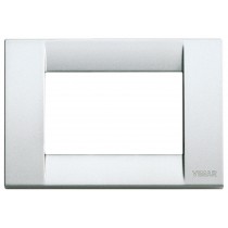 Placca Vimar Idea Classica 3 Moduli argento metallizzato 16733.21