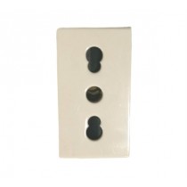 Presa Bipasso Ave Blanc Sistema 45 con alveoli protetti 45906/15TS