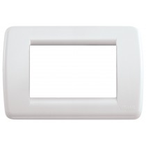Placca Vimar Idea Rondo' 3 Moduli  colore bianco Idea 16763.04