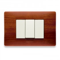 Placca Master Mix Essenza cherry in tecnopolimero 3 posti 21MX413