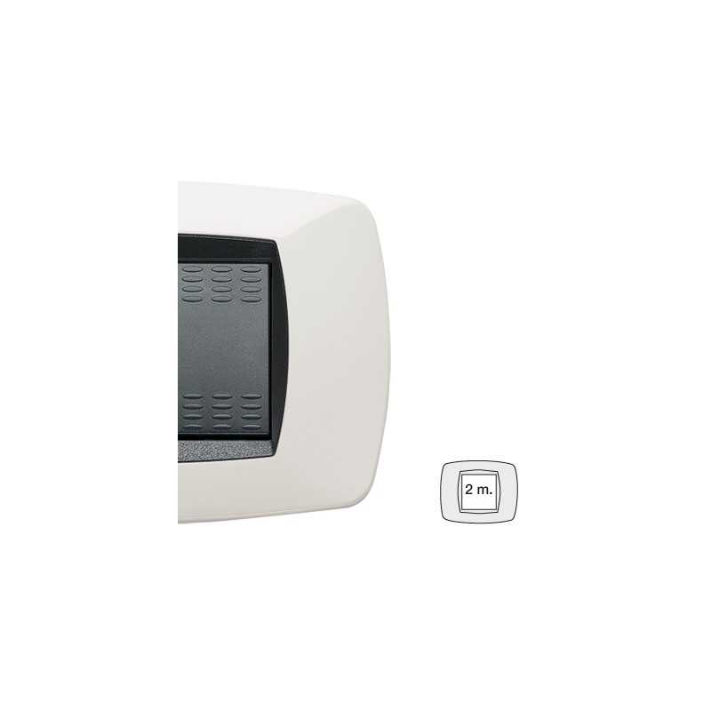 Placca Master Modo Bianco in tecnopolimero 2 posti 39TC102