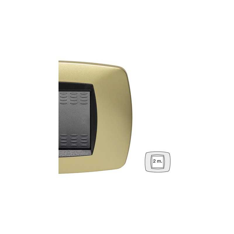 Placca Master Modo Ottone Opaco in tecnopolimero 2 posti 39TC242