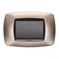 Placca Master Modo Rame opaco in tecnopolimero 3 posti 39TC543