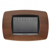 Placca Master Modo Noce scuro in tecnopolimero 3 posti 39TC453