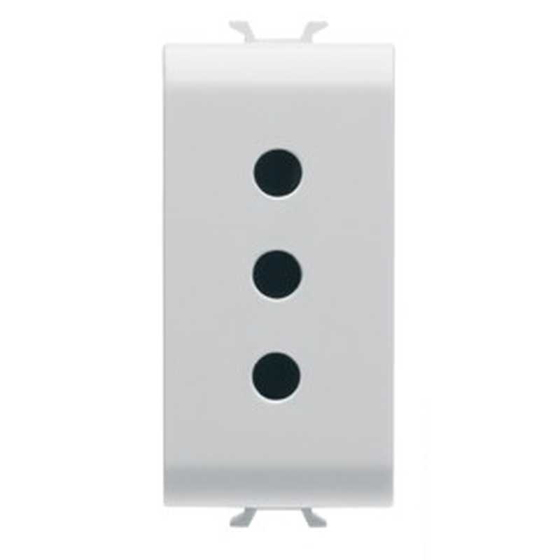 PRESA 10A STD ITALIANO BIANCA CHORUS GW10201 GEWISS