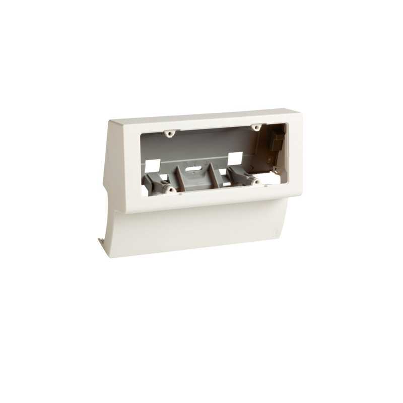 Scatola Bocchiotti SBNI 6 W portafrutti 6 moduli per canale a battiscopa B03590