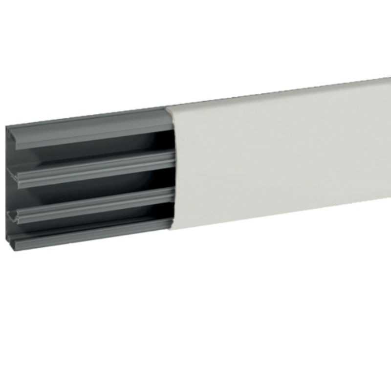 Canalina Bocchiotti TCN W tre scomparti a battiscopa 68x22 B09651