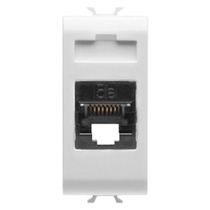 PRESA DI RETE RJ45 CAT.5E MODULO BIANCO CHORUS GW10421 GEWISS