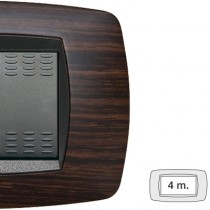 Placca Master Modo Wengè in tecnopolimero 4 posti 39TC464