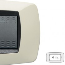 Placca Master Modo Avorio in tecnopolimero 4 posti 39TC284