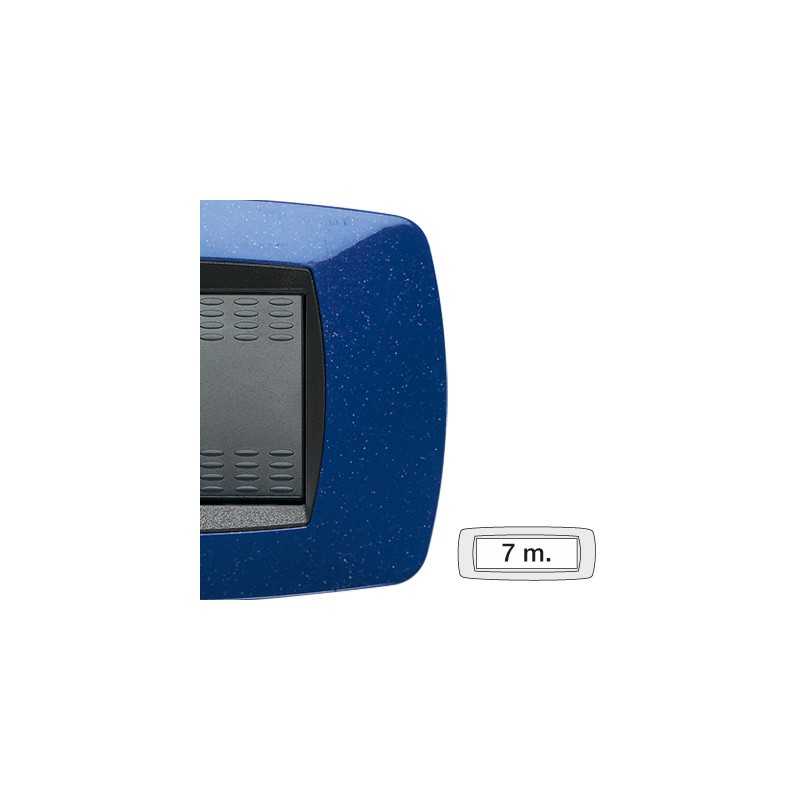 Placca Master Modo Blu vio in tecnopolimero 7 posti 39TC367