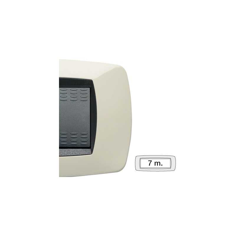 Placca Master Modo Avorio  in tecnopolimero 7 posti 39TC287