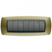Placca Master Modo Ottone opaco in tecnopolimero 7 posti 39TC247