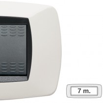 Placca Master Modo Bianco in tecnopolimero 7 posti 39TC107