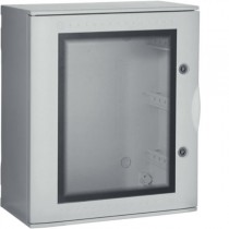 Quadro Bocchiotti VTR 03 OBLO' in Vetroresina porta trasparente IP66 54 moduli B04623