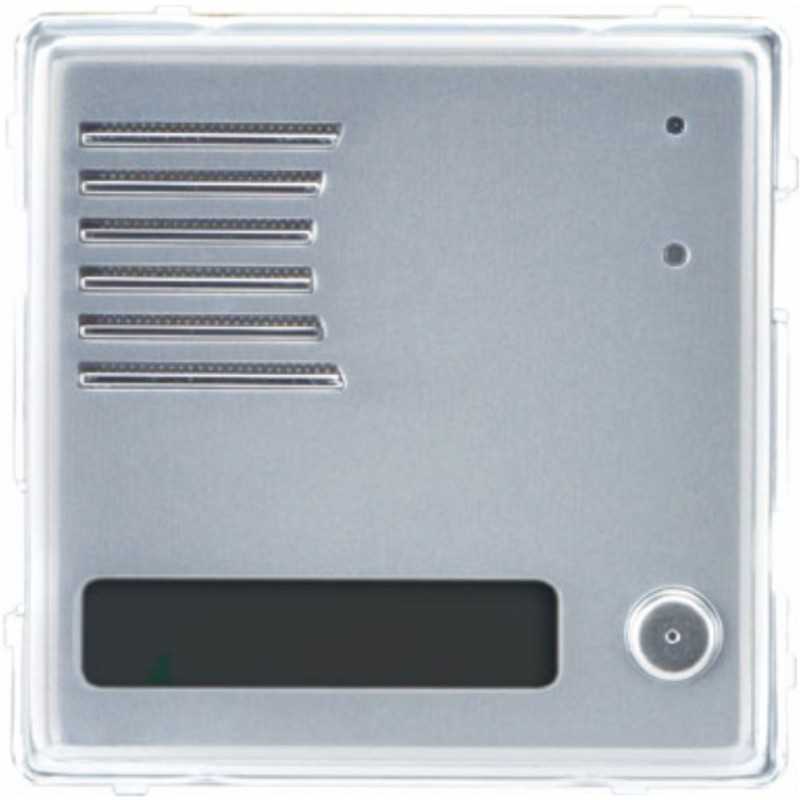 Modulo Sinthesi Urmet in alluminio anodizzato posto esterno con 1 pulsante 1148/21