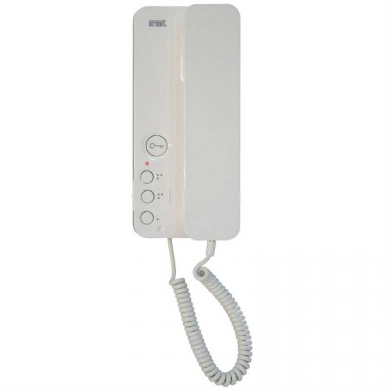 Citofono Miro per sistema 2Voice colore Bianco Urmet 1183/5