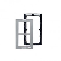 Telaio porta moduli Urmet con cornice per 2 moduli Urmet 1148/62