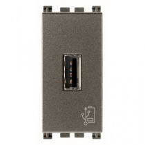 Presa di alimentazione USB 5V 1,5 A Vimar Arkè serie Metal 19292.M