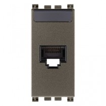 Presa di rete Cat. 5E RJ45 UTP Vimar Arke' Metal 19339.11.M