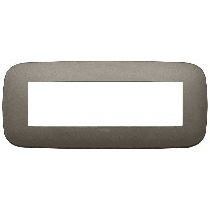 Placca Vimar Arkè Round 7 moduli Metal in tecnopolimero19687.80