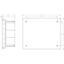 dimensioni scatola Vimar V70006