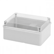 Cassetta di derivazione 300X220X120 coperchio trasparente pareti lisce Gewiss GW44429