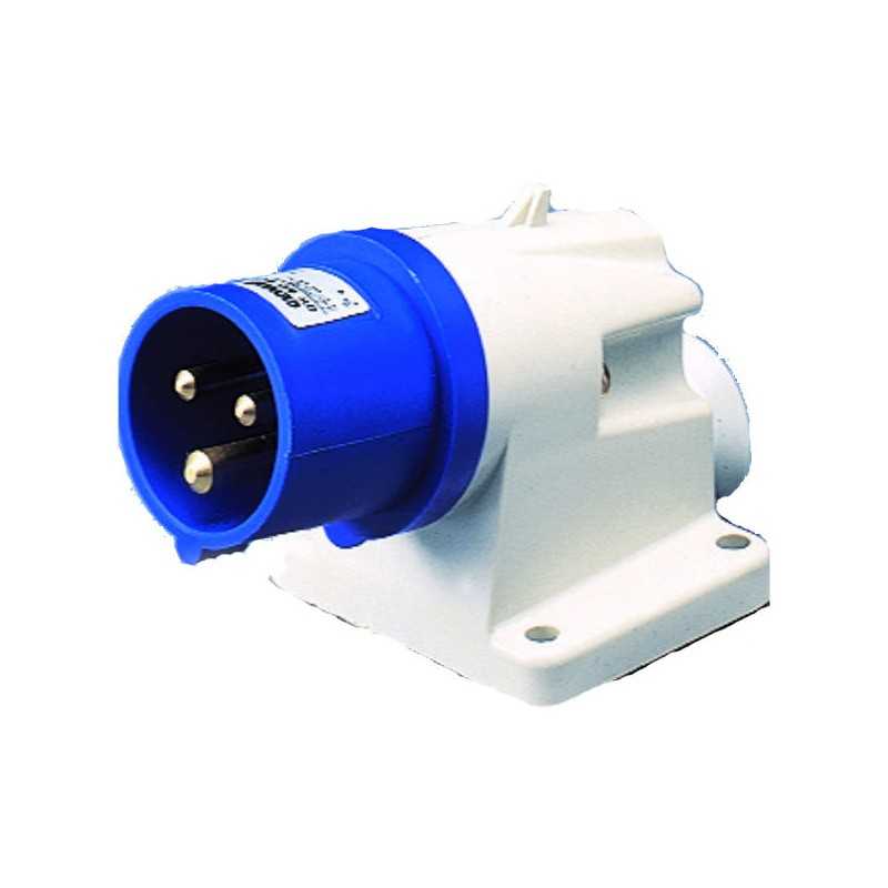 Spina a parete CEE 2P+T cablaggio a vite IP44 16A GW60404