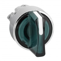 Testa Selettore Illuminabile VERDE tre posizioni LED Schneider ZB4BK1233