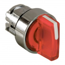 Testa Selettore Illuminabile Rosso tre posizioni LED Schneider ZB4BK1343