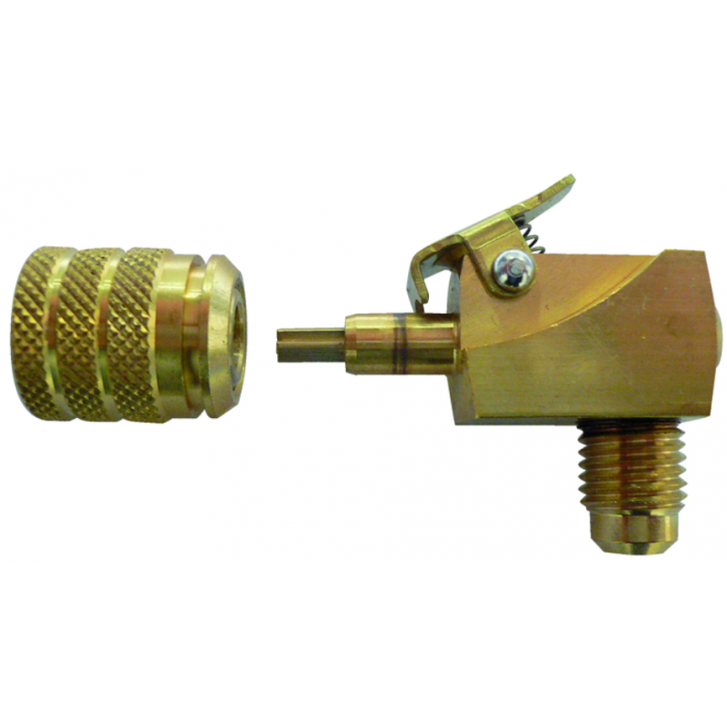 Raccordo attacco rapido angolato 1/4  Tecnogas 100013