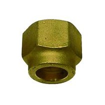 Bocchettone con Raccordo 3/8 per foro 9,52 con filetto rinfozato per Gas R410A TECNOGAS 11351