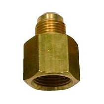 Raccordo diritto MF M 1/2 x F 3/8 in ottone per tubi in rame TECNOGAS 11367