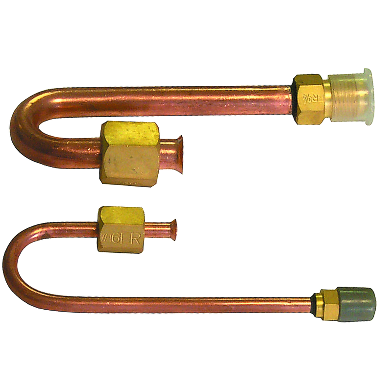 Raccordo ad Inversione di 180° in Rame con spessore di 1MM 3/8 Maschio/Femmina TECNOGAS 11377