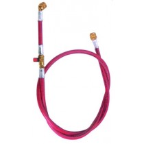 Tubo flessibile Rosso con attacco da 1/4 per Vuoto e Carico TECNOGAS 11494