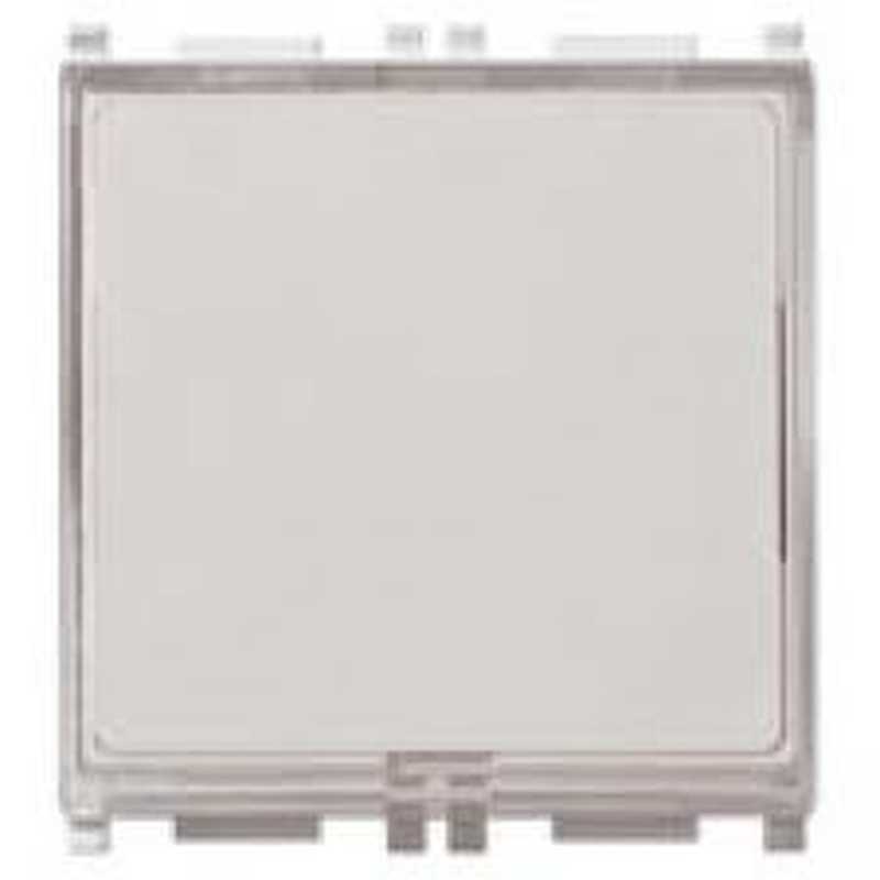 Pulsante targhetta VIMAR PLANA 1P NO 10A 250V bianco