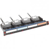 Patch Panel a 24 Posti RJ45 Categoria 6 UTP Quick Connect Bticino C9024C6U