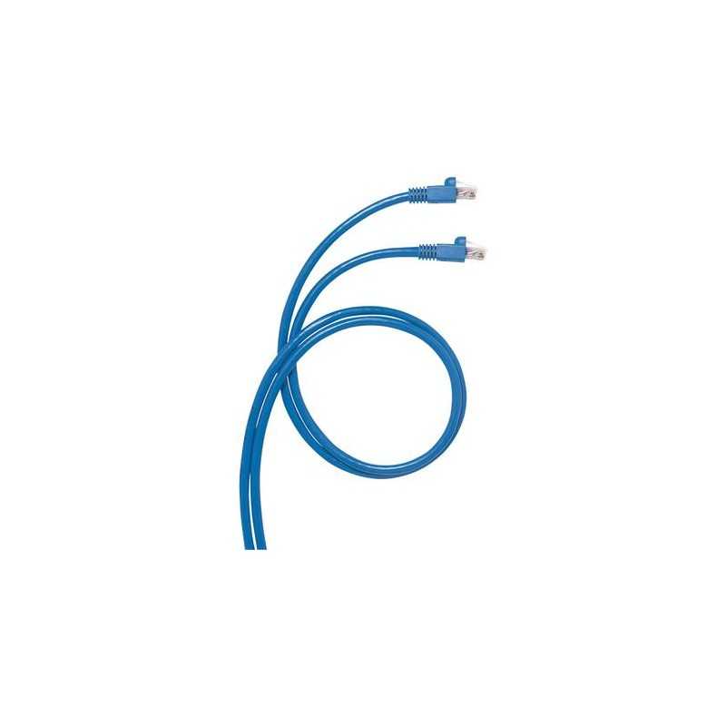 Cavo di collegamento Rj45 2Mt UTP Patch Cord categoria 6 Blu Bticino C9220U/6