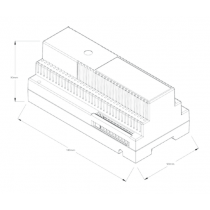 Dimensioni interfaccia per postazione di chiamata 2Voice Urmet 1083/75
