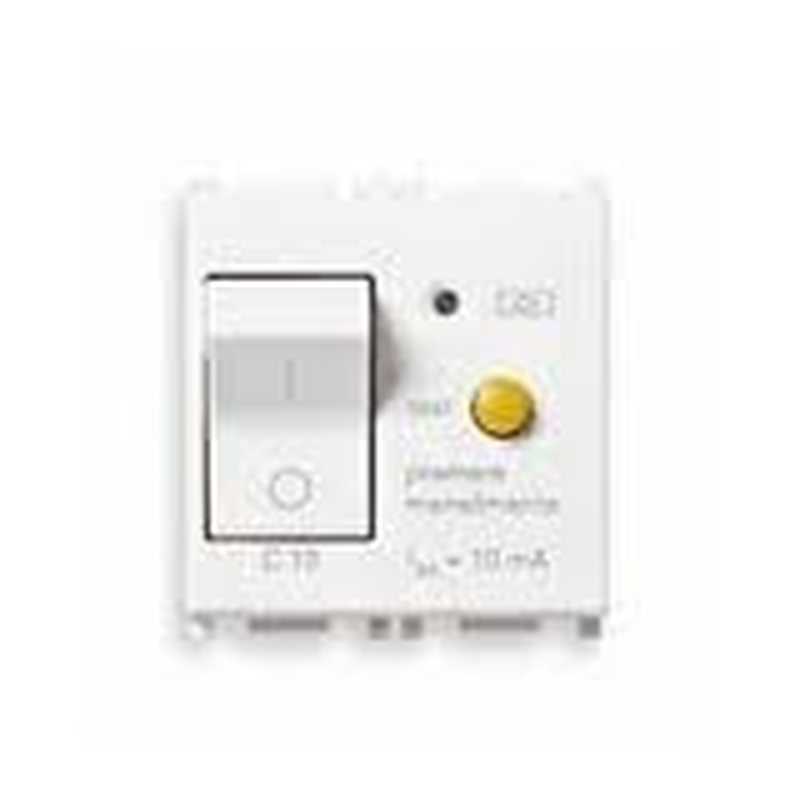 Interruttore MT Differenziale VIMAR PLANA 1P+N C10 10mA bianco