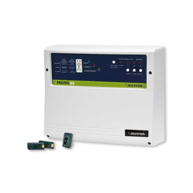 Centrale antifurto 3 zone+24H con chiave elettronica Hiltron Cia Protec5X