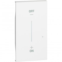 Cover per comando luci wireless colore bianco Bticino Living Now KW42M2