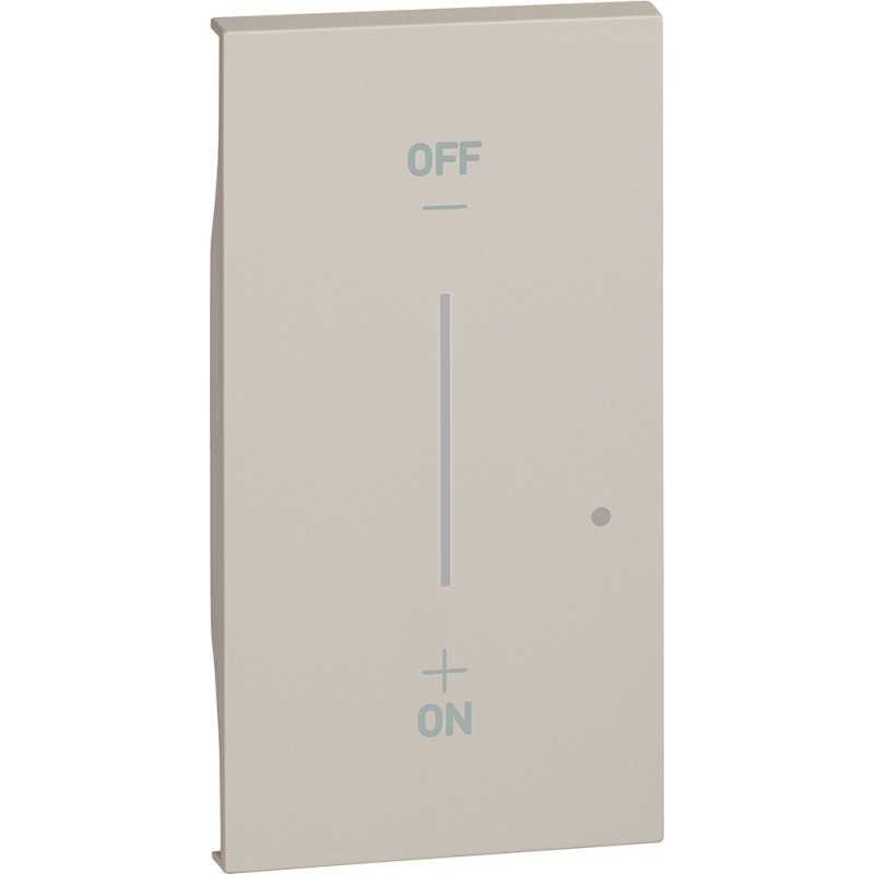 Cover per comando luci wireless colore sabbia Bticino Living Now KM42M2