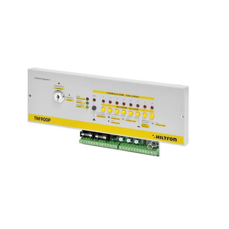 Centrale Antifurto 8 zone + 24 H per serie TM Hiltron TM900P